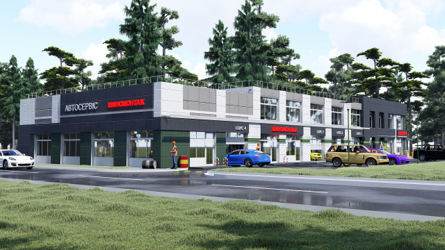 Автосервіс та кафетерій